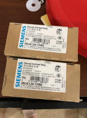 西门子继电器3RU6126-1HB0 数量2