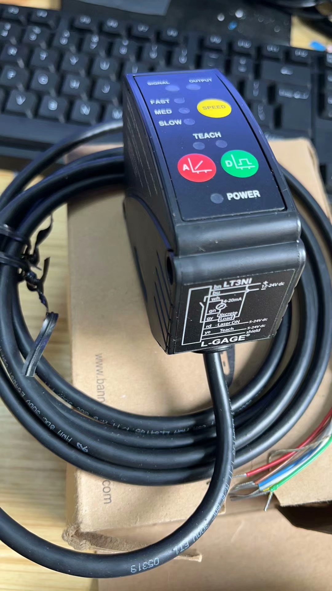 项目剩余美国邦纳激光距离传感器 LT3NI 全新原装正品假一