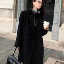 【高档礼盒装】CD  2025秋冬韩系高级感中长款气质羚羊绒加厚大衣