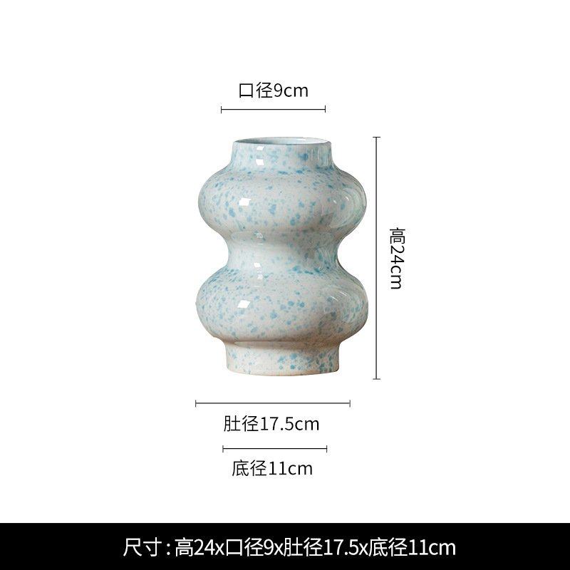 景德镇白色陶瓷花瓶鲜花插花花器新中式禅意装饰摆设客厅简约现代,家居饰品,花瓶,淘宝优惠券,粉丝福利购,淘宝优惠卷