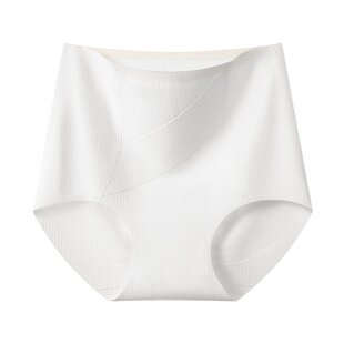 高腰裤X绷带无痕收小肚子束缚提臀亲肤透气奶皮内裤7A档抗菌女士