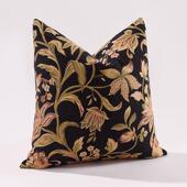 美式 乡村复古雪尼尔提花抱枕套别墅酒店样板间客厅沙发高级感靠垫