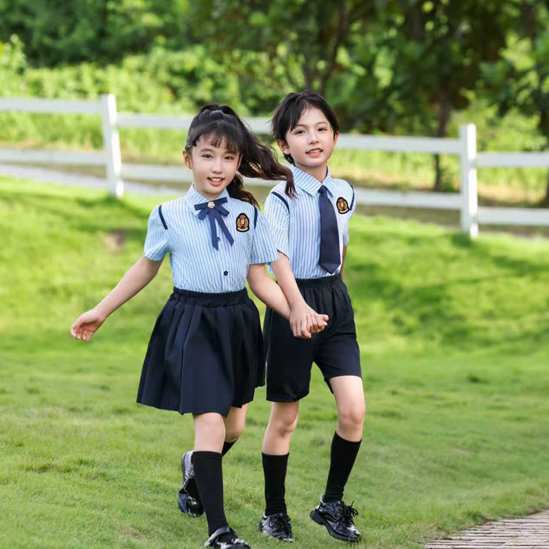 国庆节儿童演出服幼儿园园服小学生毕业合唱班服表演服装朗诵女童