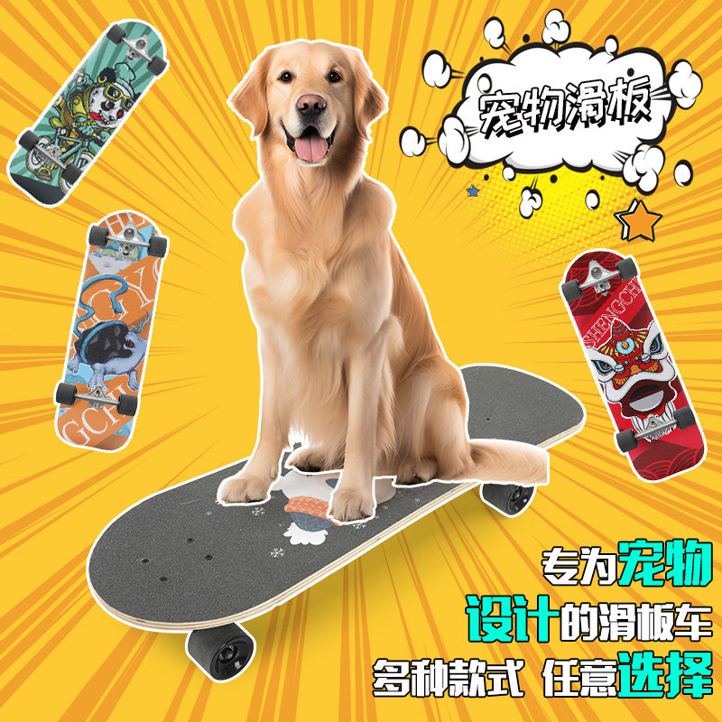 专业宠物滑板晟驰专用枫木狗狗