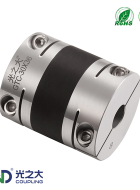 橡胶夹紧GTC 弹性联轴器步进电机夹紧滑块连轴器丝杆大扭矩联轴器