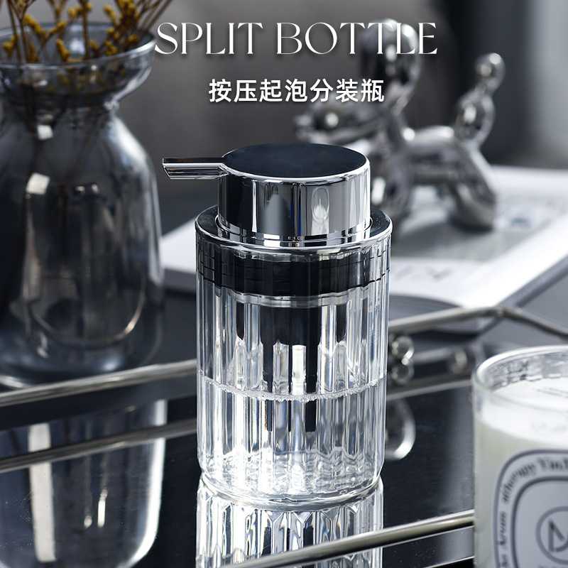 起泡瓶按压式慕斯瓶洗手液分装瓶洁面泡沫瓶大容量沐浴露打泡图片