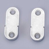 加厚衣柜挂衣杆法兰座衣橱衣通杆支架配件衣杆托五金底座零件