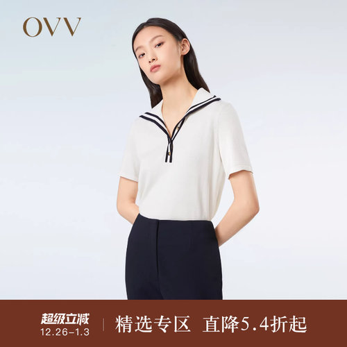 OVVpolo领春夏短袖针织衫