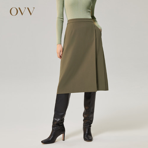 OVV秋冬半身裙弹力可机洗