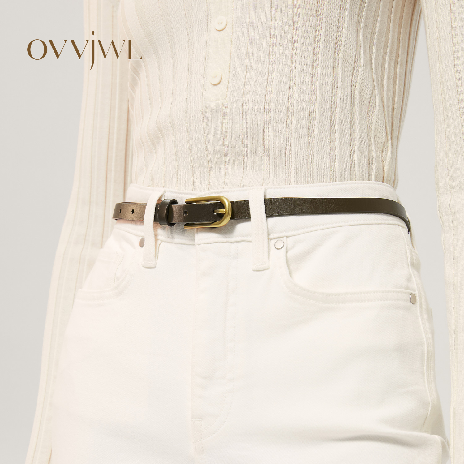 OVV复古时尚装饰收腰大