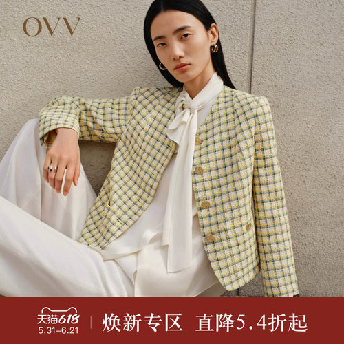 OVV休闲意大利夹克外套格纹