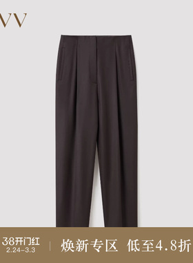 【意大利进口VBC】OVV Outlet秋冬女装精纺羊毛简约套装西裤