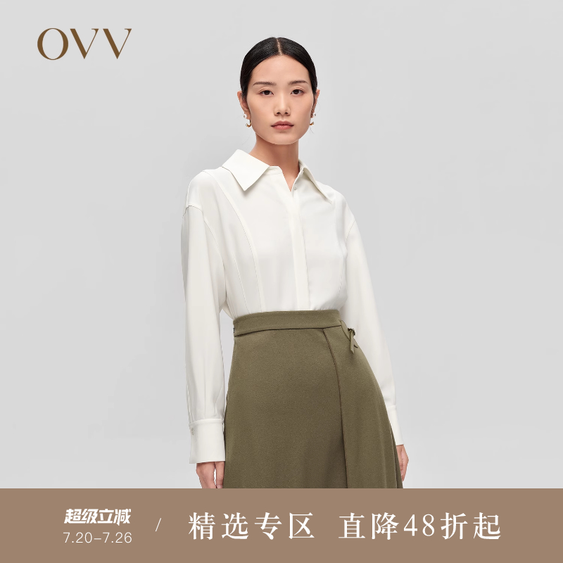 OVV秋冬新款女装醋酸收
