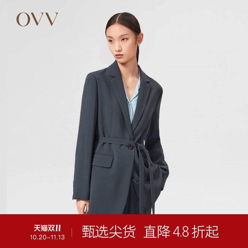 OVVOutlet【日本进口三醋酸】春夏热卖女装腰带款通勤西服