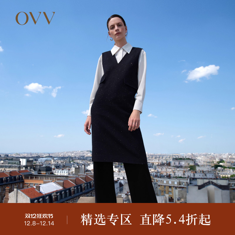 OVV连衣裙羊毛云朵感秋冬