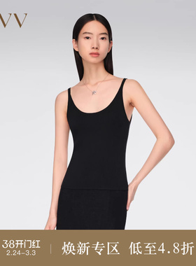 OVV春夏热卖女装丝棉混纺基础舒适休闲无袖针织背心