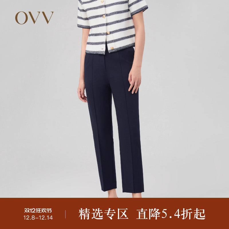 OVV秋冬新款女装双层弹