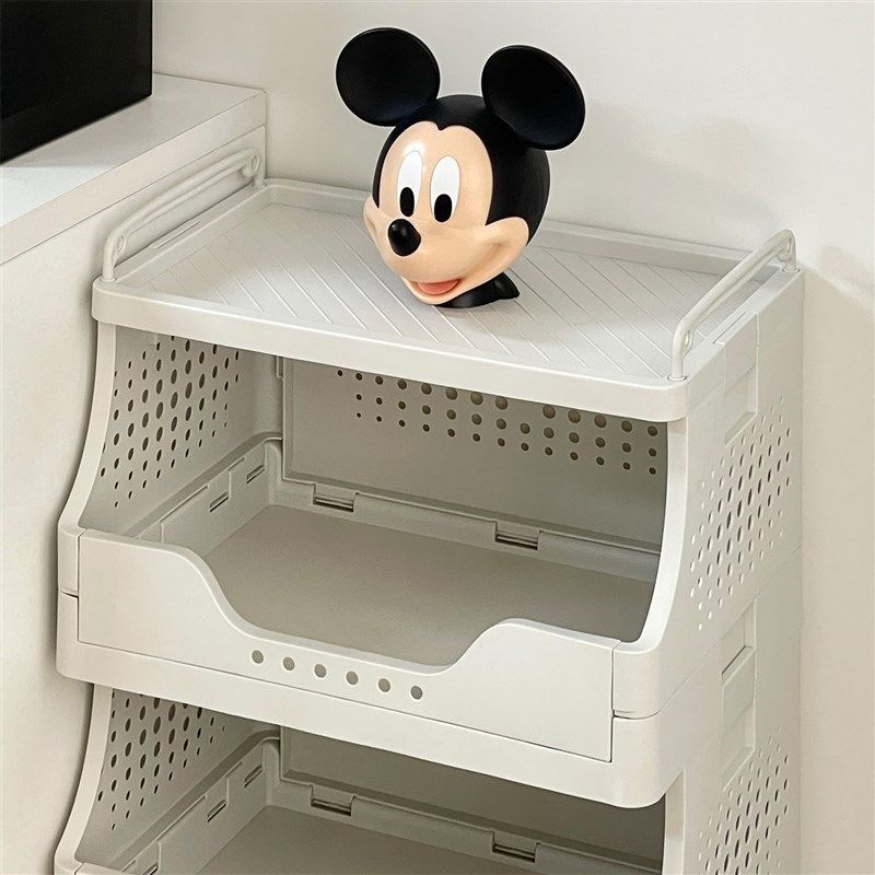 办公室收纳c小推车置物架桌下文件落地整理架可移动多层a4纸收纳