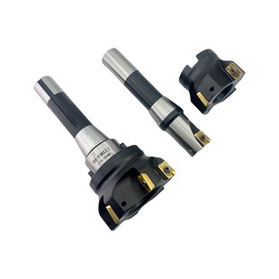 可转位立铣刀盘炮塔铣床R8柄直角细牙粗牙拉杆刀头刀杆刀片