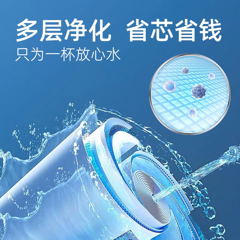 1509b品牌适用沁园净水器滤芯QR-RU-505A/RU-503a全套RO膜透纯水