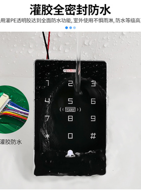 双频防水门禁系统j室外ID/IC卡触摸门禁套装NFCS刷卡密码门禁一体