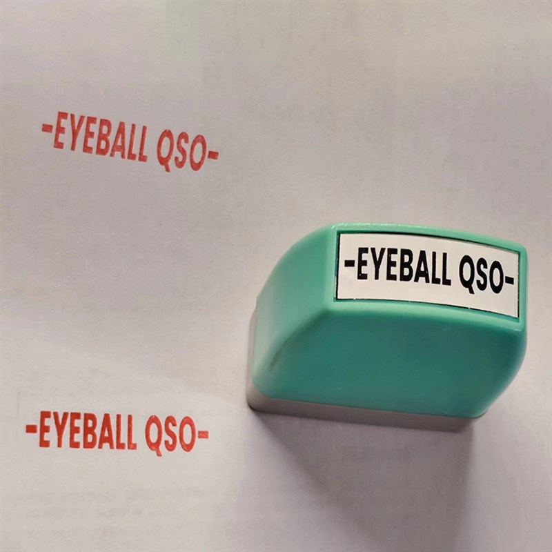 呼号印章HAM定制业余无线电yQSL卡片印章光敏材质精致呼号章