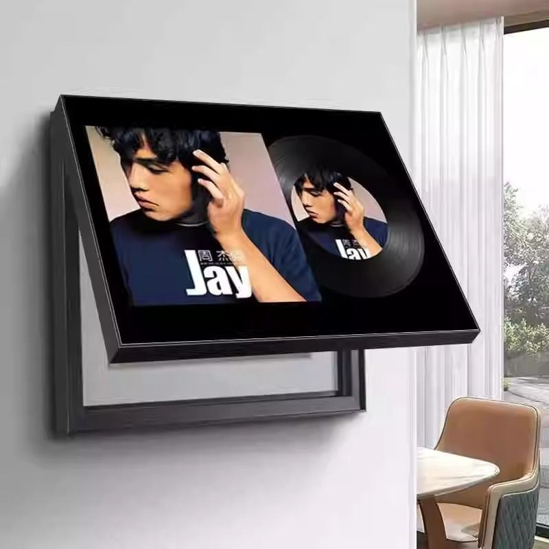 周杰伦专辑封面电表箱墙面装饰挂画电闸箱弱电配电箱W遮挡餐厅壁