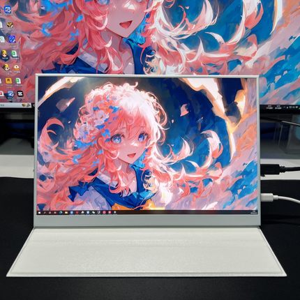13.3寸2K便携显示器高清2.5k副屏switch一线通高色域窄边便携显示