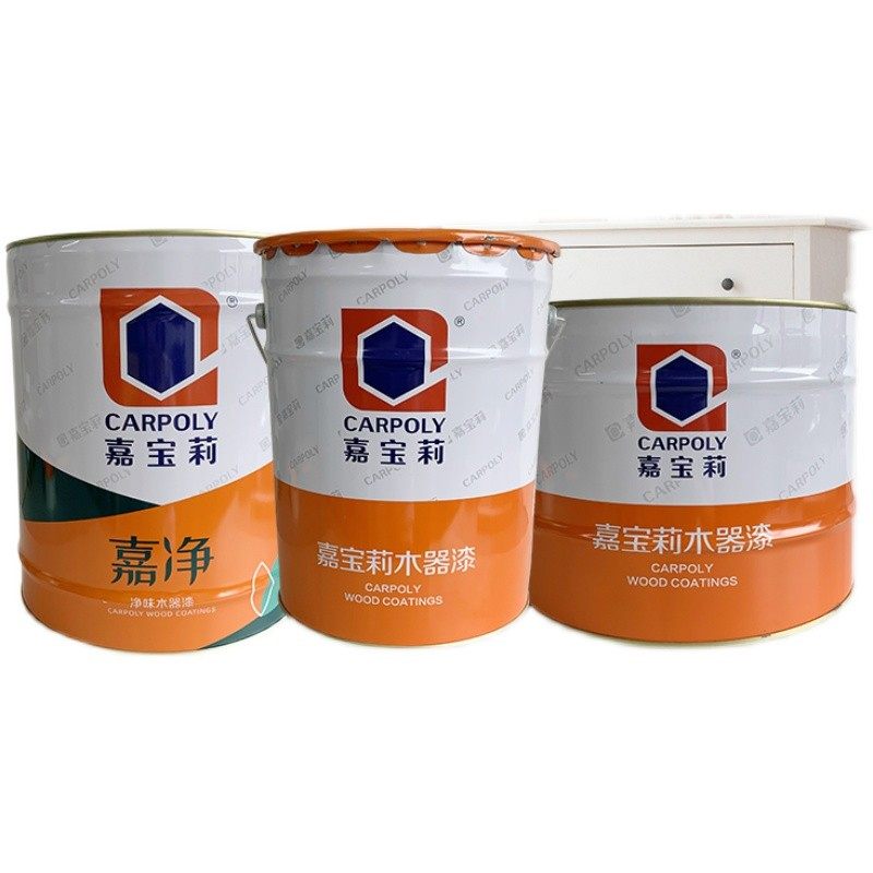 嘉宝莉大桶家具漆PU油性木器漆透明底漆亮光清面漆实木大包装油漆