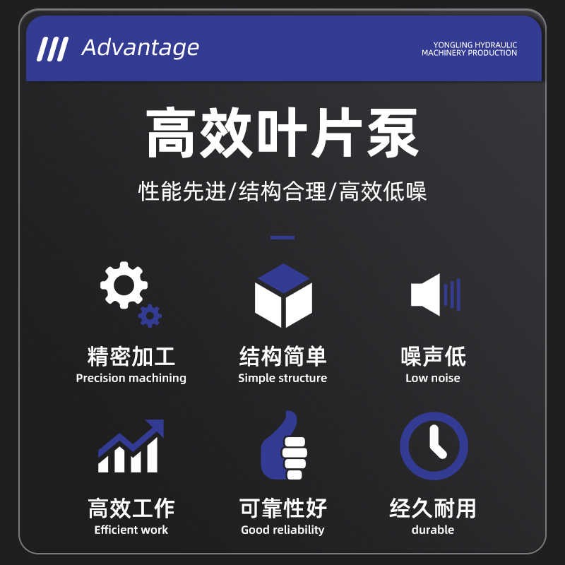 仙居YLC永灵叶片泵V10-1P3P-2B油泵 V20-1P4PL 6P 7P 8P 9P 12P