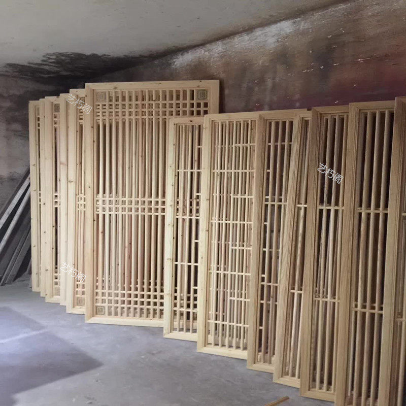 定做仿古门窗实木花格榫卯结构中式镂空木雕屏风花窗隔断厂家直销,住宅家具,花窗,淘宝优惠券,粉丝福利购,淘宝优惠卷