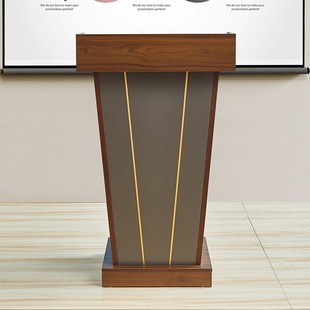 酒店前台接待台会议演讲台饭厅门口迎宾台教师主持台培训宣导台