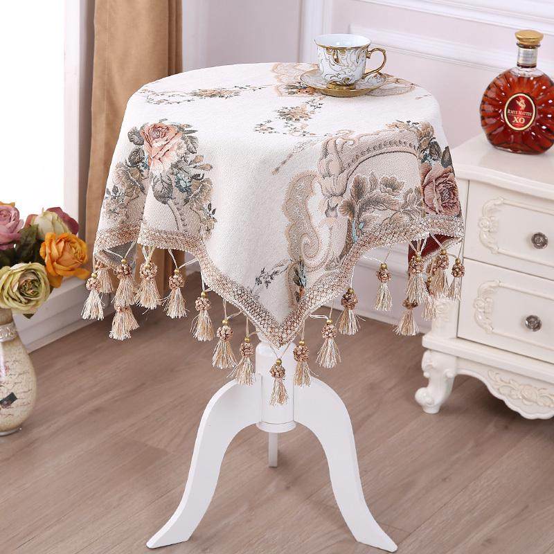 桌布布艺欧式奢华高档桌垫现代简约小圆桌方长桌加厚盖巾餐桌台布,居家布艺,桌布,淘宝优惠券,粉丝福利购,淘宝优惠卷