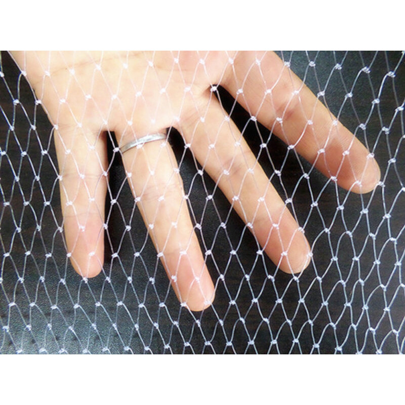 透明尼龙网单股白色胶丝鱼线果园防鸟网搬抬网箱养殖抛撒网渔网