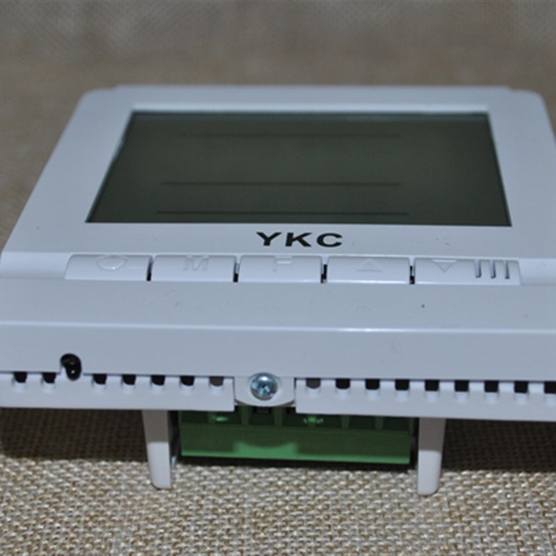 中央空调温控e器 风机盘管温度控制器 开关三速面板可调 YKC806