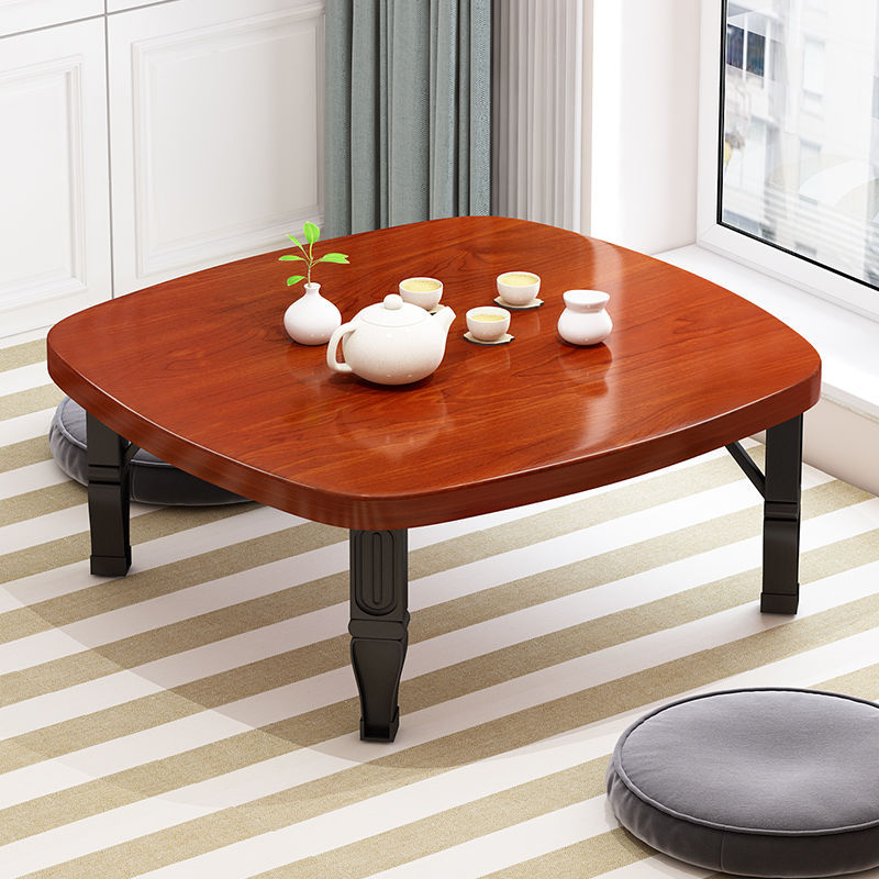 折叠小炕桌吃饭小桌子床上书桌小炕桌榻榻米餐桌家用飘窗矮桌姗婷