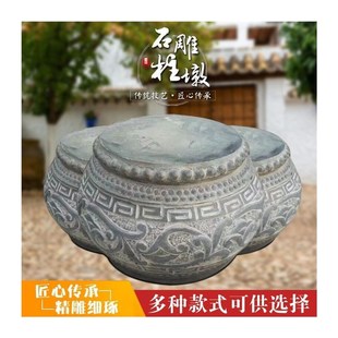 大理石柱墩石头柱子墩子底座墩墩柱子青石柱墩柱基柱础石门方柱