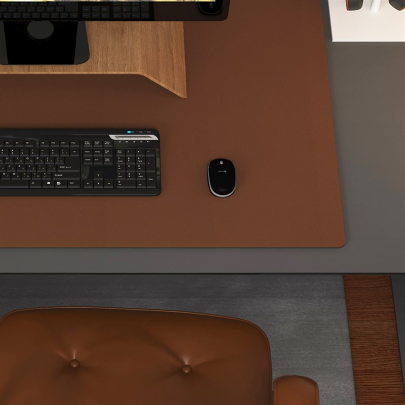 皮革超大鼠标垫h电脑键盘办公笔记本桌面写字书轻奢桌垫大号高级