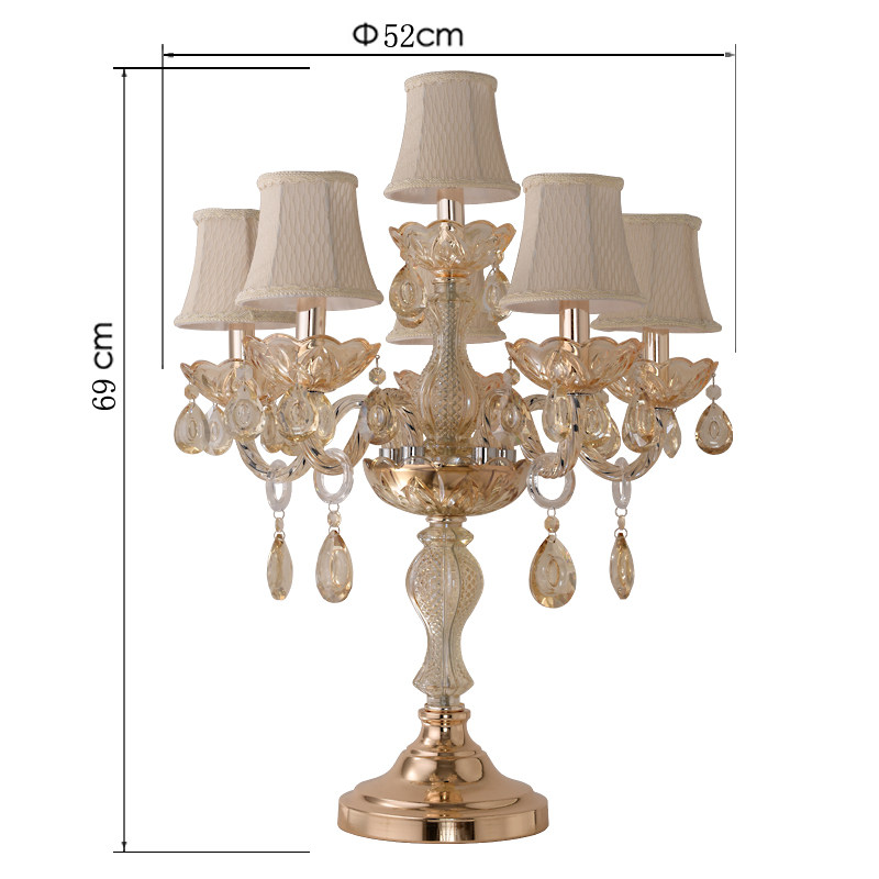 欧式水晶台灯客厅奢华婚庆T台路引别墅酒店样板间高档卧室床头柜,家装灯饰光源,装饰台灯,淘宝优惠券,粉丝福利购,淘宝优惠卷
