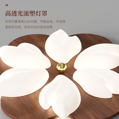 法式中古风客厅吸顶灯餐厅卧室书房灯具全屋2025新款广东中山花灯