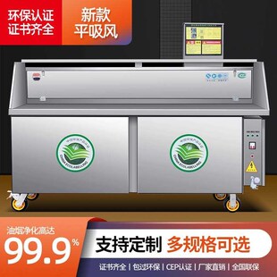 平吸风款 木d炭烤炉净化摆摊移动烧烤架商用环保无烟烧烤车