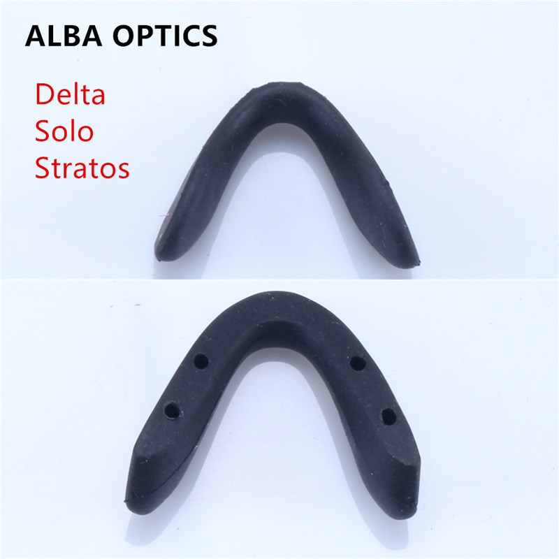 ALBA OPTICS  骑行眼镜鼻垫软橡胶鼻拖适合GDelta Solo Stratos