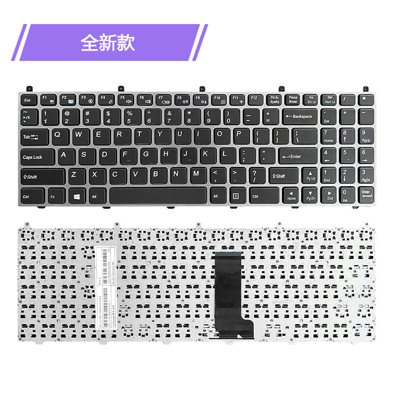 适用神舟 战神t5-g4 t6-s7d1 t6-g4 w650dc 毁灭者dd pro dc键