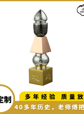 家居饰品福禄寿合金塔家居装饰塔五轮塔厂家 天地人和摆设