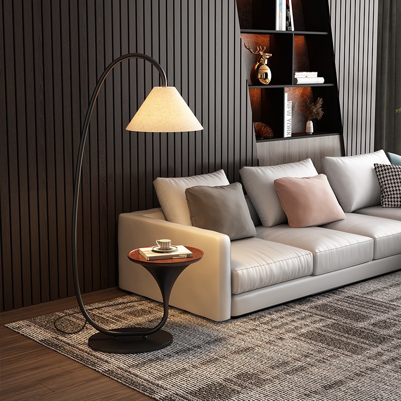 客厅新款落地灯沙发旁边几置物架轻奢高级M感艺术卧室床头氛围台
