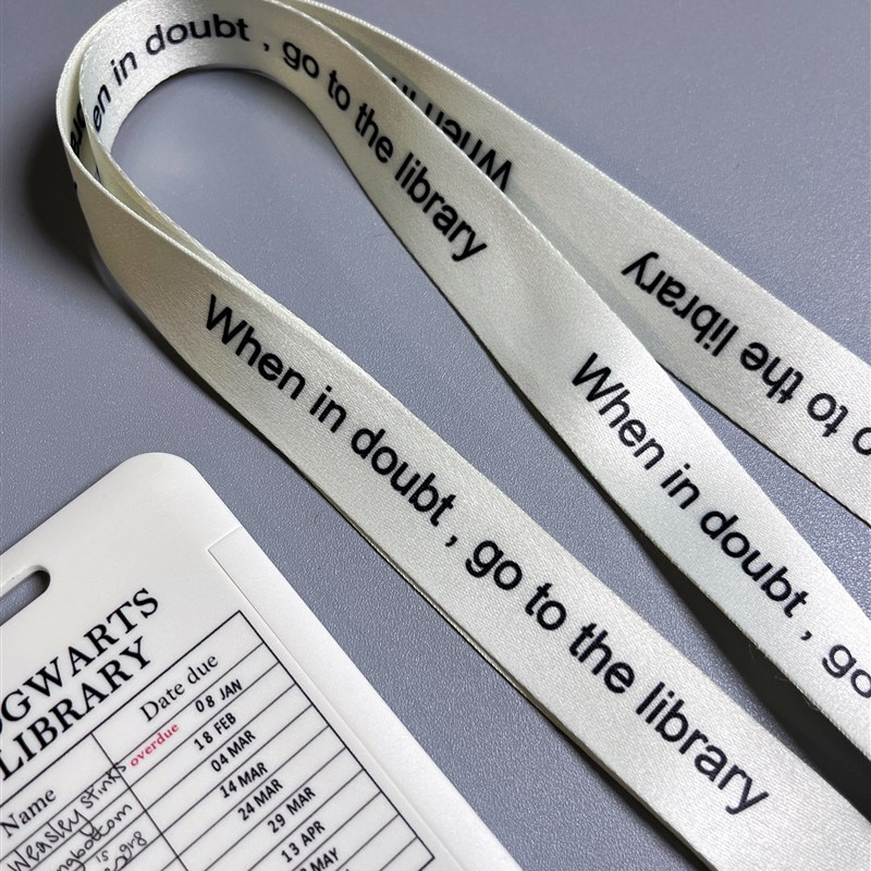 Toppyd自制霍格沃茨图书馆借书证创意图案学生卡套