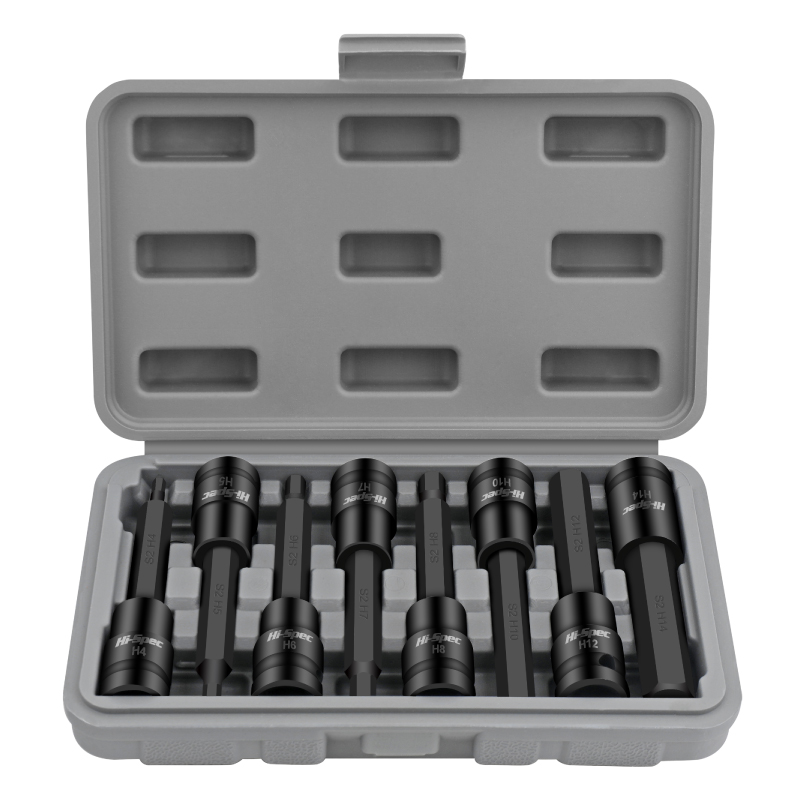 内六角套筒电动扳手专用工具汽修 内6方套筒头t30t40Wt50梅花批头