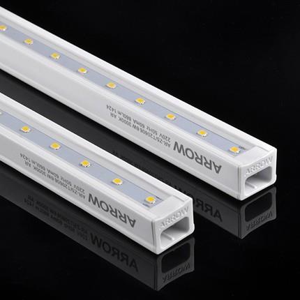 t5硬灯条cled硬灯条220v柜台led灯带led展柜灯三色变光调光