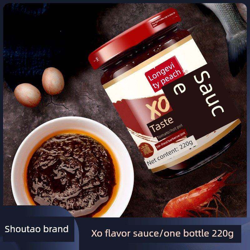 寿桃牌xo酱瓶装车仔面意大利面酱滋味拌面酱捞面酱拌饭海鲜酱炒菜