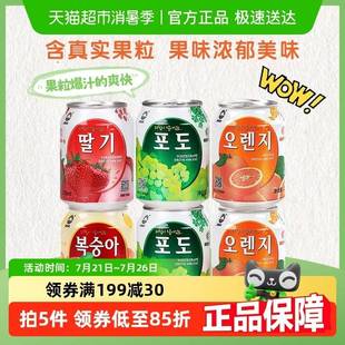 韩国进口九日0脂果肉果汁饮料多种口味夏日冰镇欢聚畅饮露营出游
